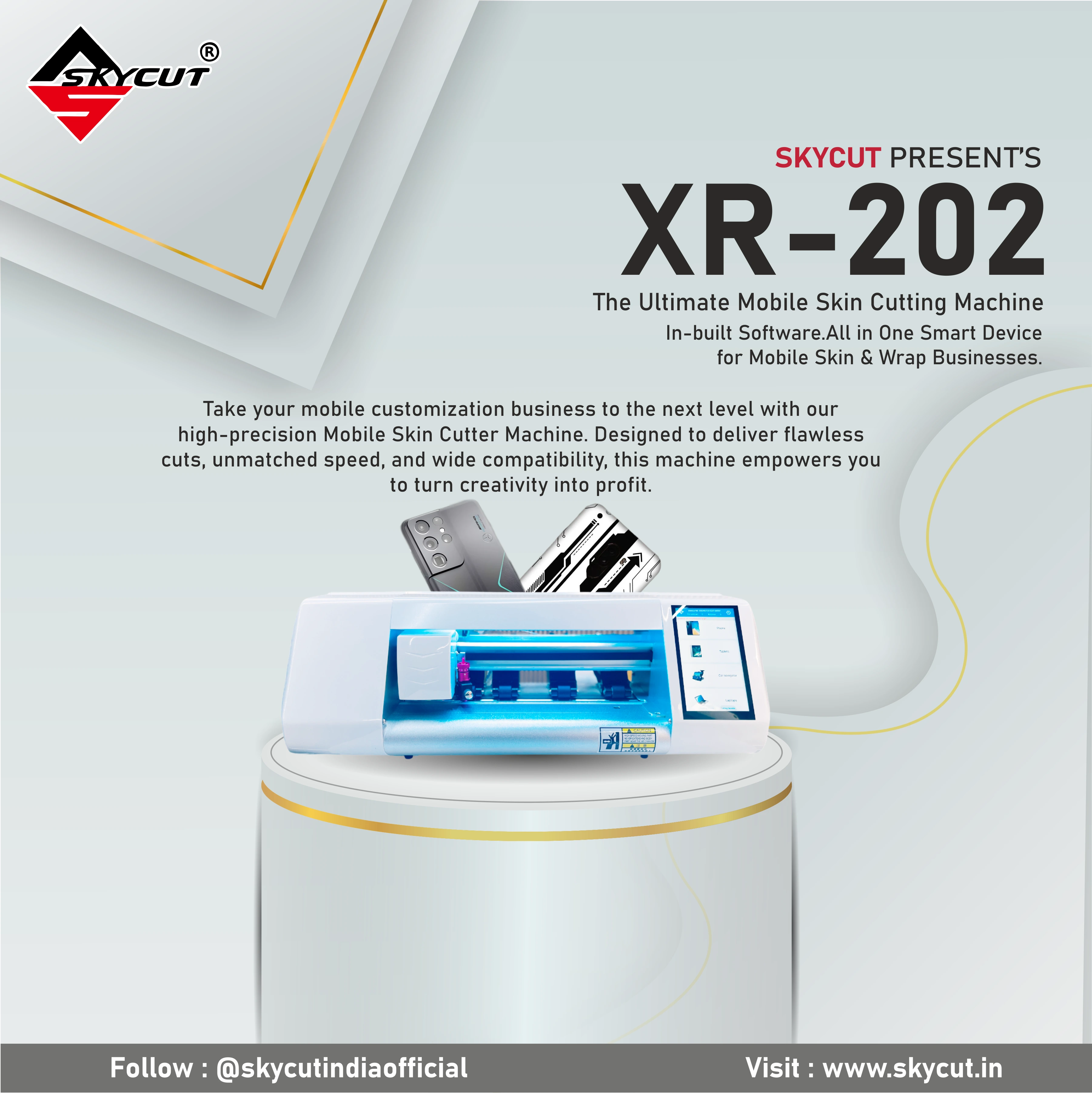 CA310 Mobile Skin/Film Cutting Plotter